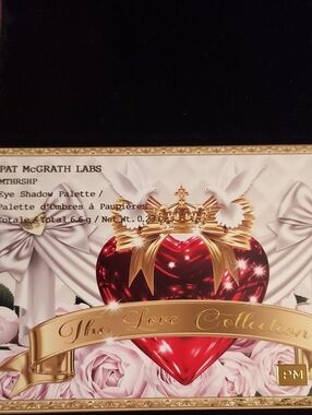 Pat McGrath Labs Love Collection Eye Shadow Palette - Red & Gold Packaging